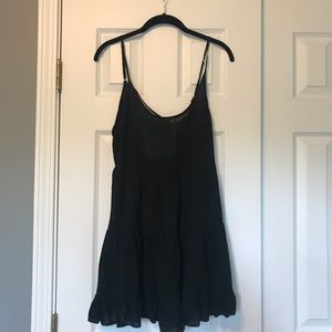 Brandy Melville Black Tiered Dress